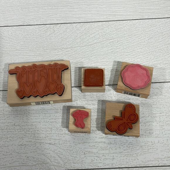Wood and Rubber Stamp Variety Set 5 Piece Bundle - Picture 9 of 9